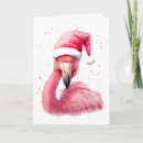 Search for funny tropical christmas cards Flamingo