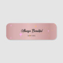 Search for esthetician name tags Makeup artist