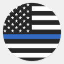Search for thin blue line flag stickers Police
