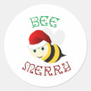 Search for christmas bees stickers Bumble bee