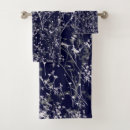Search for navy blue flowers bath towels Stylish