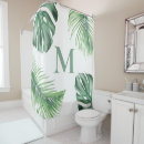 Search for tropical shower curtains Green