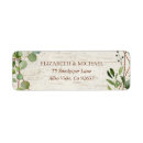 Search for rustic return address labels Eucalyptus
