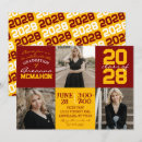 Search for maroon and gold graduation invitations Picture