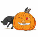 Search for black cat photo statuettes Pumpkin