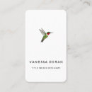 Search for hummingbird business cards Colibri