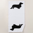 Search for dog beach towels Silhouette