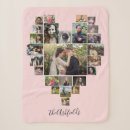 Search for heart shaped collage blankets Family photo collage