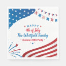 Search for bbq napkins 4th of july