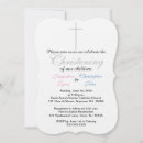 Search for boy and girl twin baptism invitations Pink