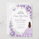 Search for quinceanera save the dates Princess tiara crown