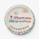 Search for red and blue paper plates Boy
