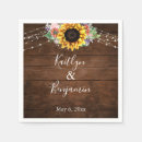 Search for sunflower cocktail napkins Rustic