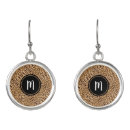 Search for monogram earrings modern