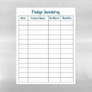 Search for dry erase board magnets Freezer inventory