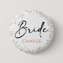 Search for bridal party buttons Floral