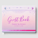 Search for stars wedding guest books Sun moon stars