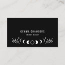 Search for moon phases business cards Energy healer