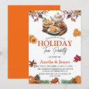 Search for tea holiday invitations Botanical