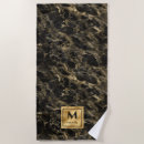 Search for black and gold beach towels Pattern