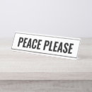 Search for funny name plates Black and white