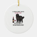 Search for newfoundland dog ornaments Animal