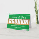 Search for green class reunion invitations High school