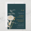 Search for teal gold wedding invitations Qr code