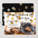 Search for masquerade ball invitations Black and gold masquerade