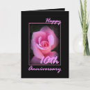 Search for 10th wedding anniversary cards Rose