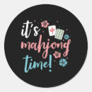 Search for board game stickers Mahjong player