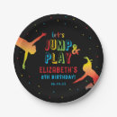 Search for gymnastics party plates Bounce house