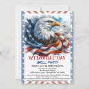 Search for memorial day invitations Red white blue