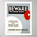 Search for cancer posters Vintage