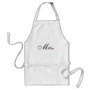Search for his and hers aprons Newlyweds