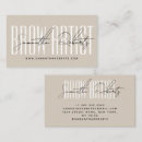 Search for brow business cards Salon