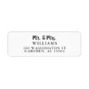 Search for invitations return address labels mr and mrs