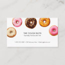 Search for donuts business cards Pastries