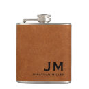 Search for leather flasks Groomsmen