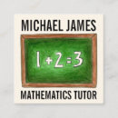Search for math tutor business cards School