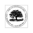 Search for family name rubber stamps Round