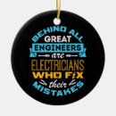 Search for electrician ornaments Funny