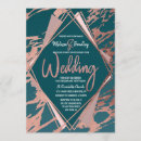Search for pink rose wedding invitations Geometric