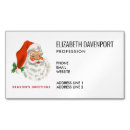 Search for santa claus business cards Retro