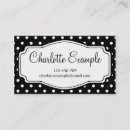 Search for polka dot business cards Elegant