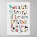 Search for alphabet nursery art Whimsical