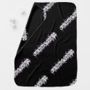 Search for goth baby blankets Black and white