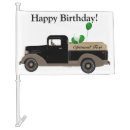 Search for birthday car flags Retro