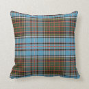 Search for brown and blue pillows For her