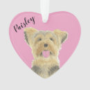 Search for yorkie ornaments Dog mom